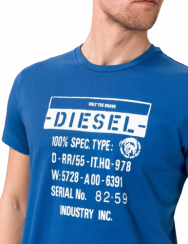 Pánské tričko Diesel DIEGO-S1 modré