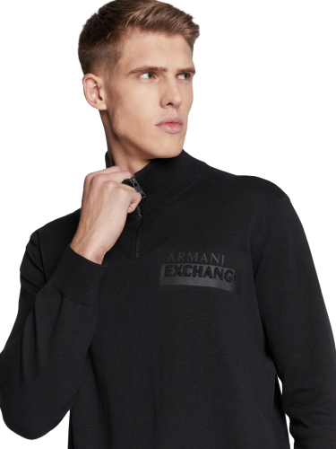 Pánský svetr Armani Exchange černý - Velikost: XXL