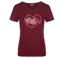 Dámské outdoorové tričko Kilpi GAROVE-W tmavě červená