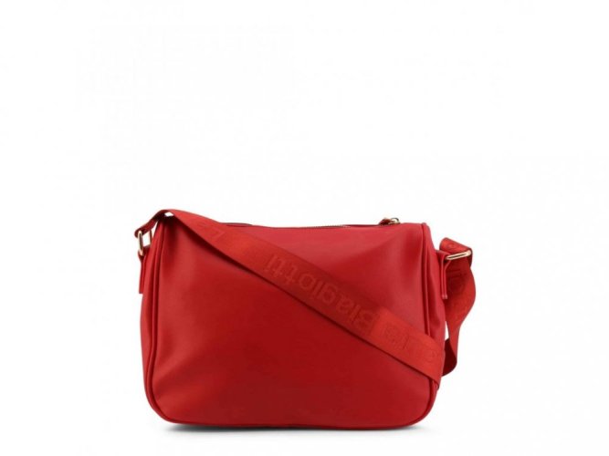 Dámská kabelka na rameno s popruhem Laura Biagiotti červená OK - Barva: Červená