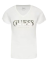 Dámské triko Guess slim fit bílé - Velikost: S
