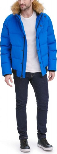 Pánská bunda Tommy Hilfiger modrá - Velikost: XL